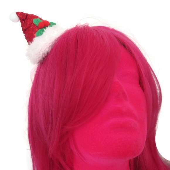 nwt ugly christmas santa hat red xmas hair clip - Picture 6 of 7